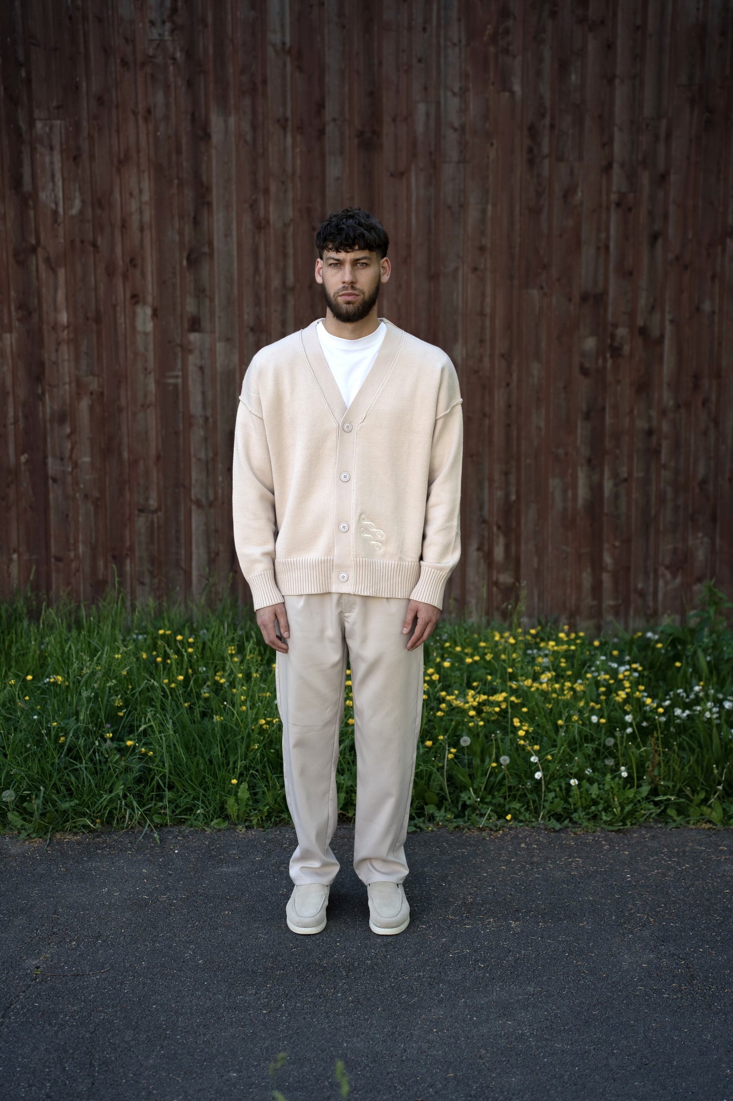 CARDIGAN CHAMPAGNE WHISPER