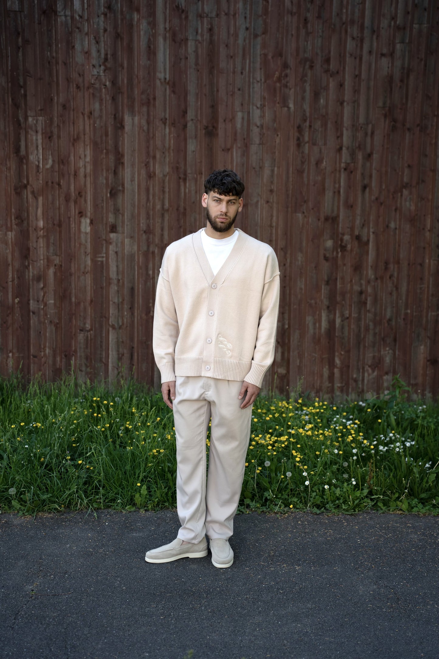 CARDIGAN CHAMPAGNE WHISPER