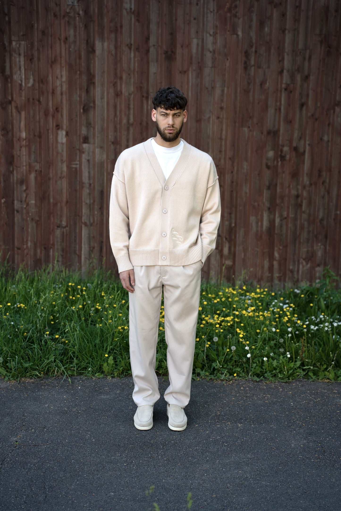 CARDIGAN CHAMPAGNE WHISPER